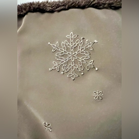 CHROMATICS TOTES SNOWFLAKE TAUPE FRONT ZIP LINED WATERPROOF BOOTS Women SZ 9 NEW - Picture 2 of 4